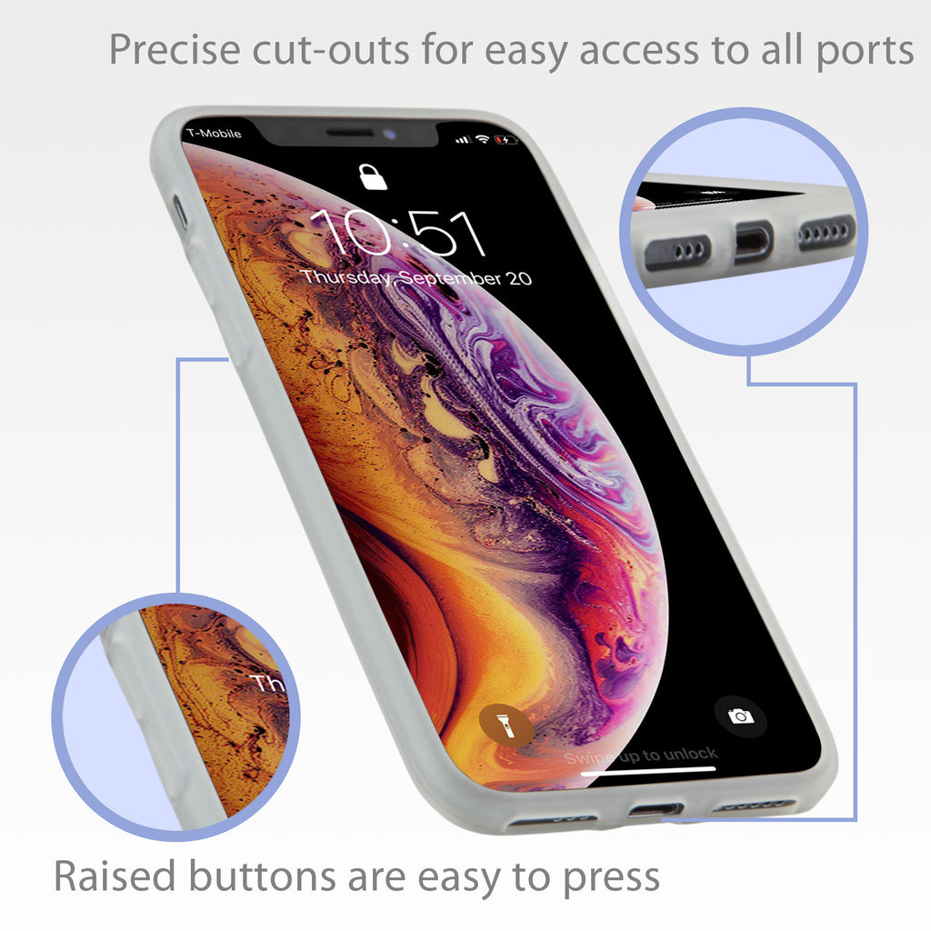 Arctic Frost Crystal Slip - Apple iPhone XS Case