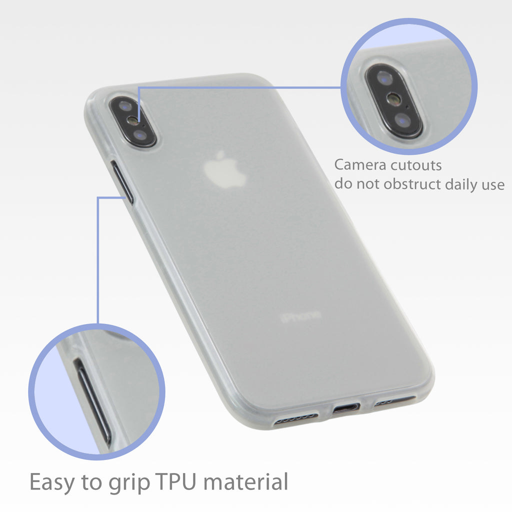 Arctic Frost Crystal Slip - Apple iPhone XS Case