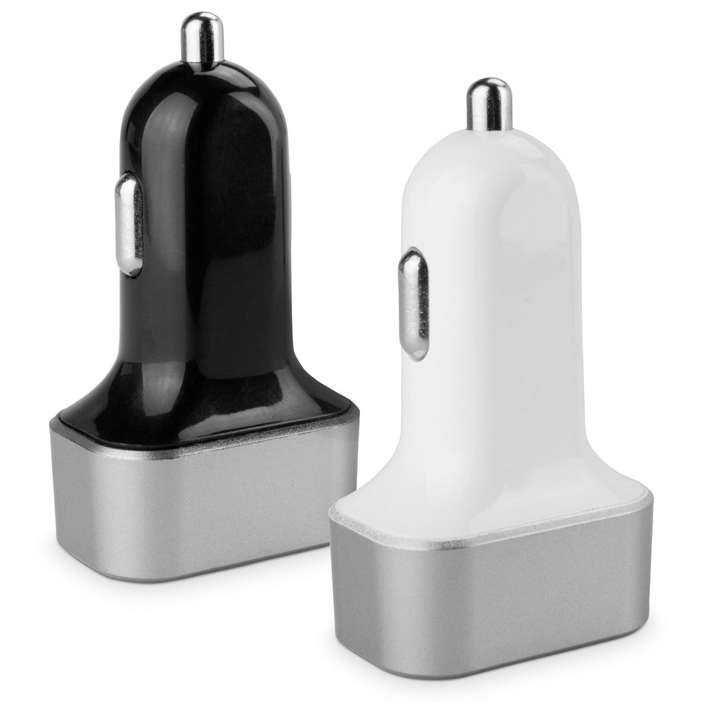 3-Port Micro High Current Car Charger - Motorola DROID RAZR Charger