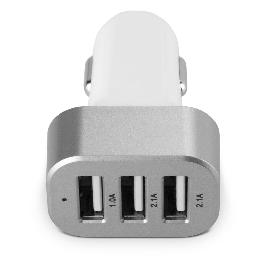 3-Port Micro High Current Car Charger - Motorola DROID RAZR Charger