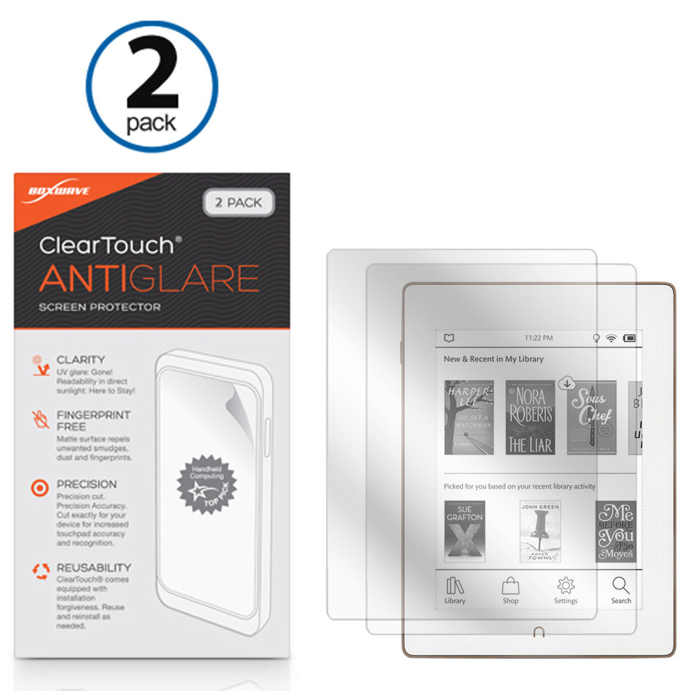 ClearTouch Anti-Glare (2-Pack) - Barnes & Noble Nook GlowLight Plus Screen Protector