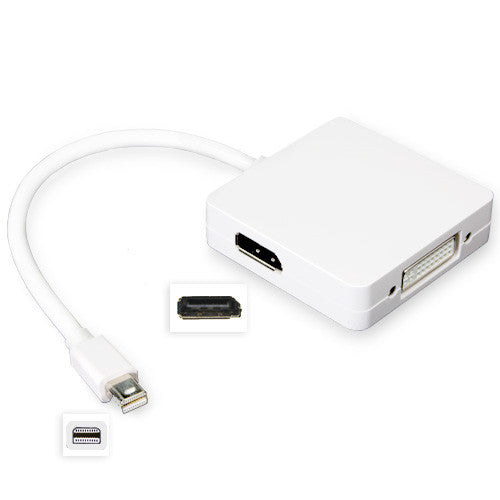 TriConnect Mini DisplayPort Adapter - Apple MacBook Pro 13" Plug Adapter
