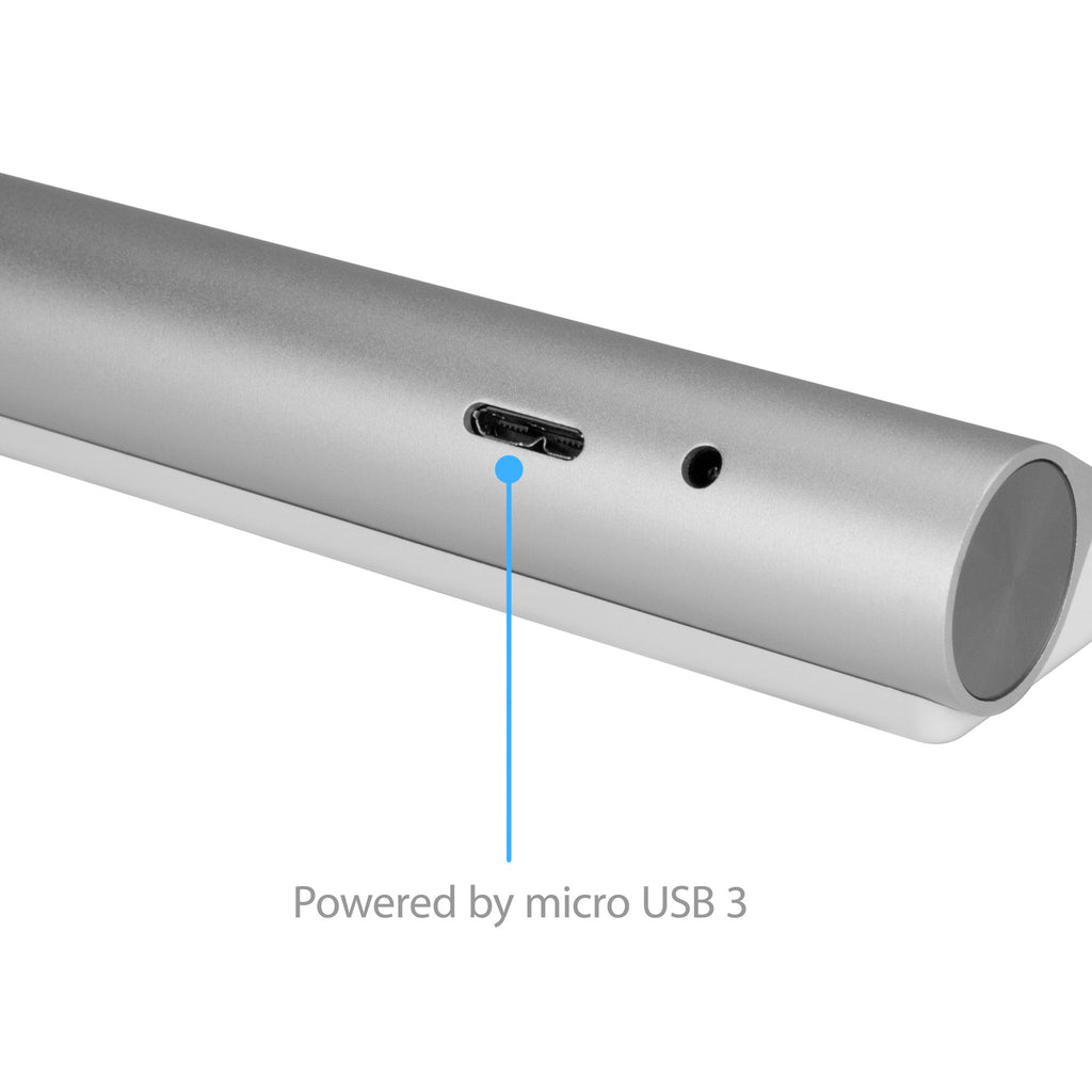 Universal Minimus Brushed Aluminum USB-C Hub - 7-Port