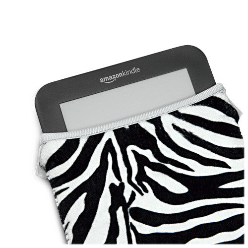 Zebra Plush SlipSuit - Amazon Kindle Paperwhite Case
