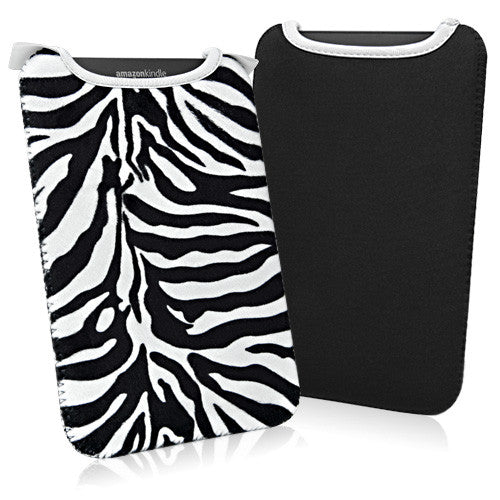 Zebra Plush SlipSuit - Amazon Kindle Keyboard 3G Case