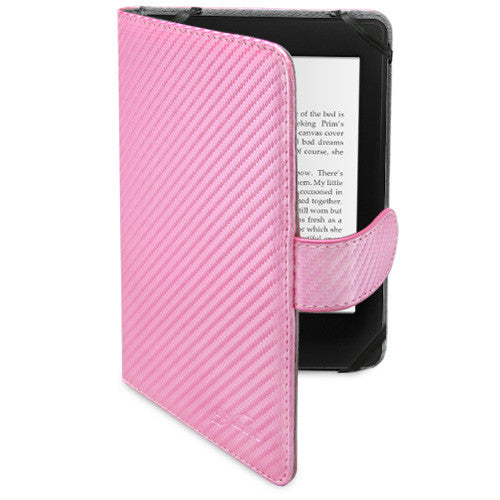 Satin Pink Leather Elite Case - Amazon Kindle Paperwhite Case