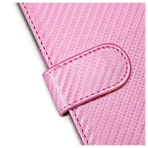 Satin Pink Leather Elite Case - Amazon Kindle Touch Case