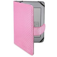 Satin Pink Leather Elite Case - Amazon Kindle Touch Case