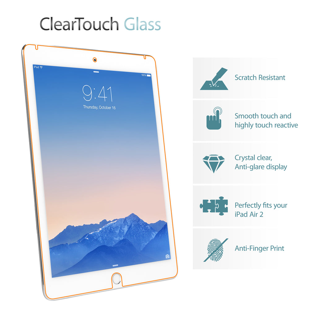 ClearTouch Glass - Apple iPad Air 2 Screen Protector
