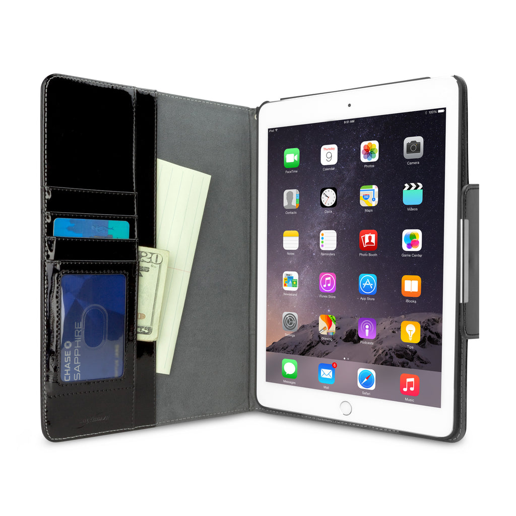 Patent Leather Clutch Case - Apple iPad Air 2 Case