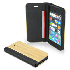 True Bamboo Booklet Case - Apple iPhone SE Case