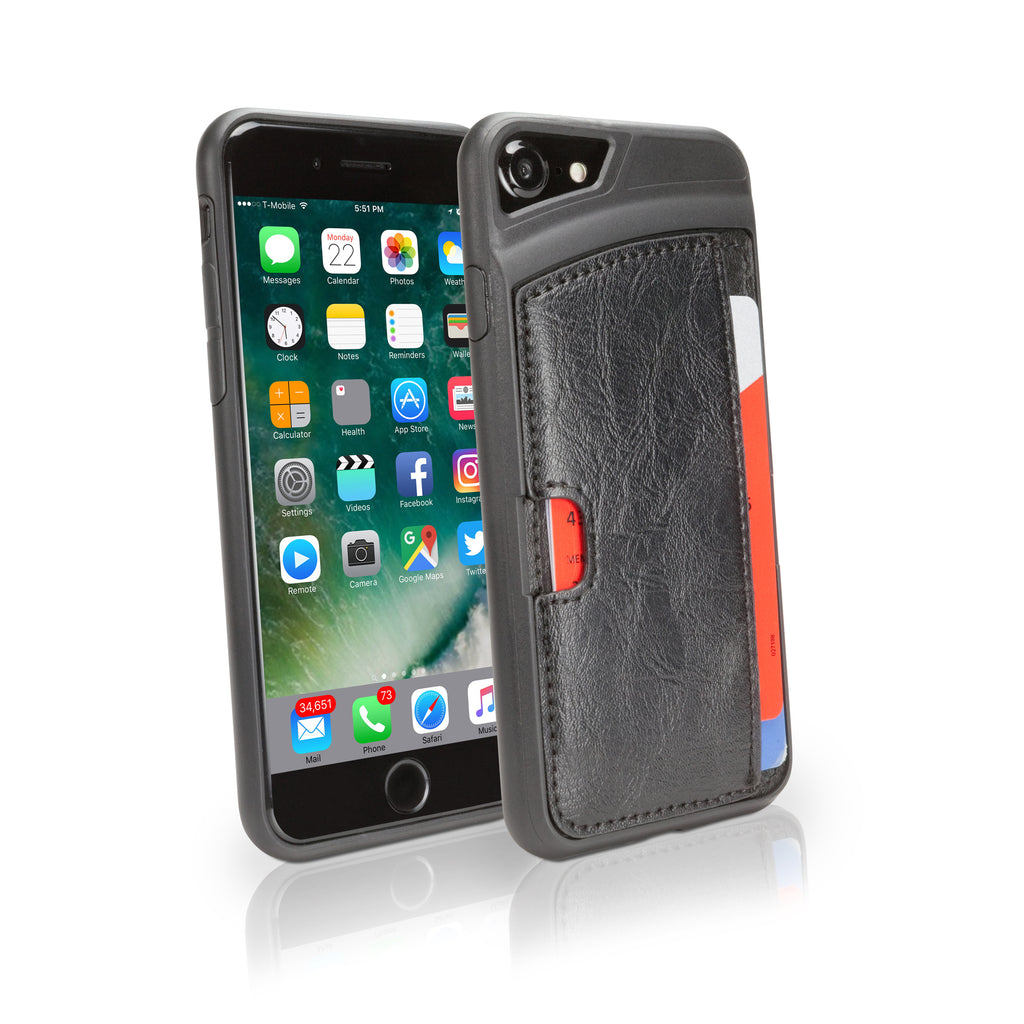 Leather CardWallet Case - Apple iPhone 8 Case