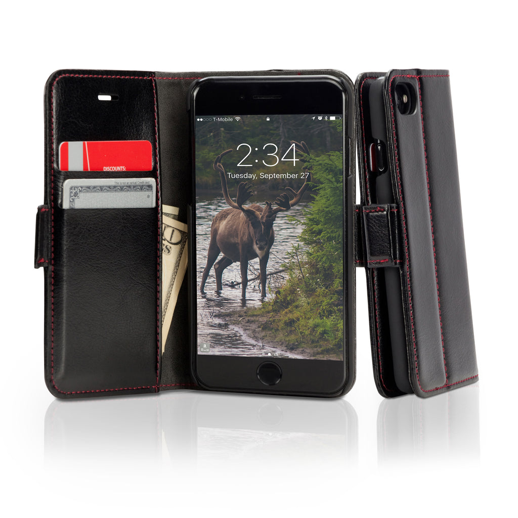 Designio Leather Wallet Case - Apple iPhone 7 Case