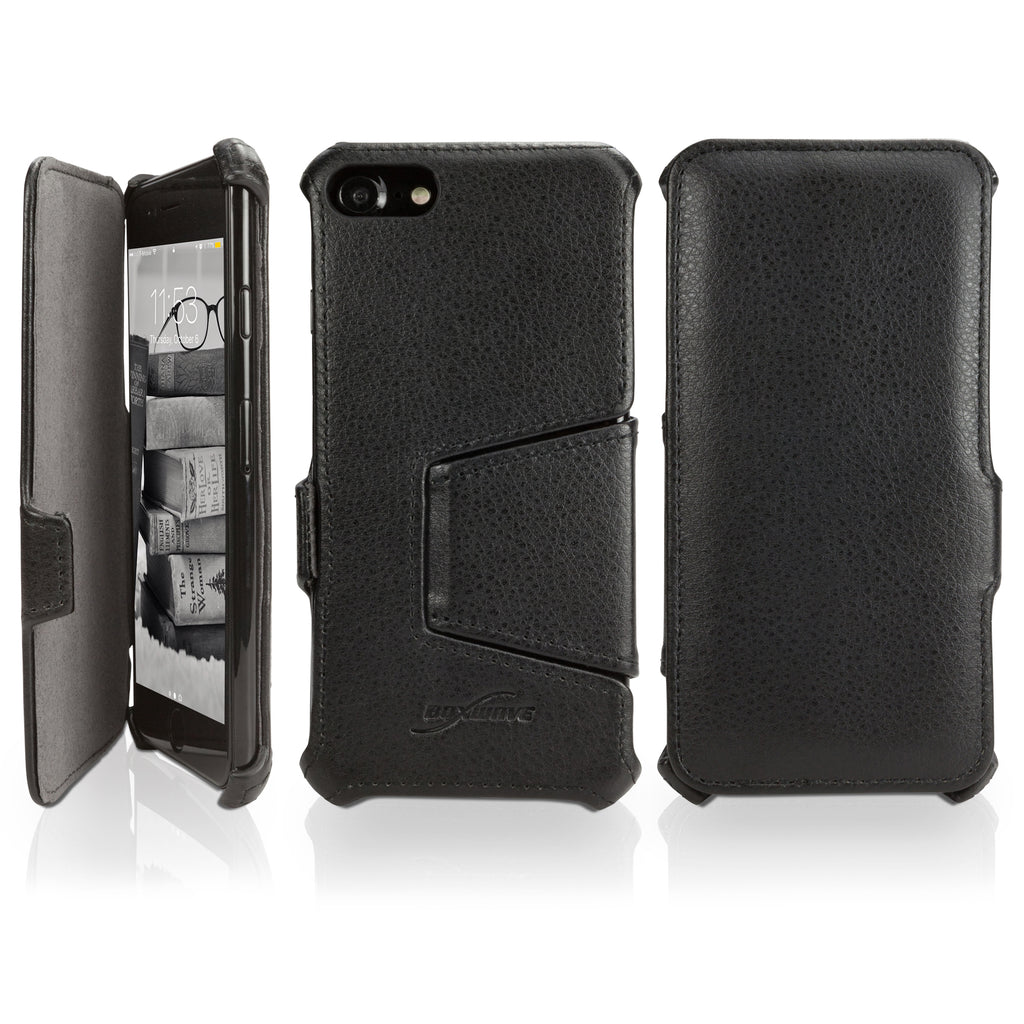 Leather Book Jacket - Apple iPhone 7 Case