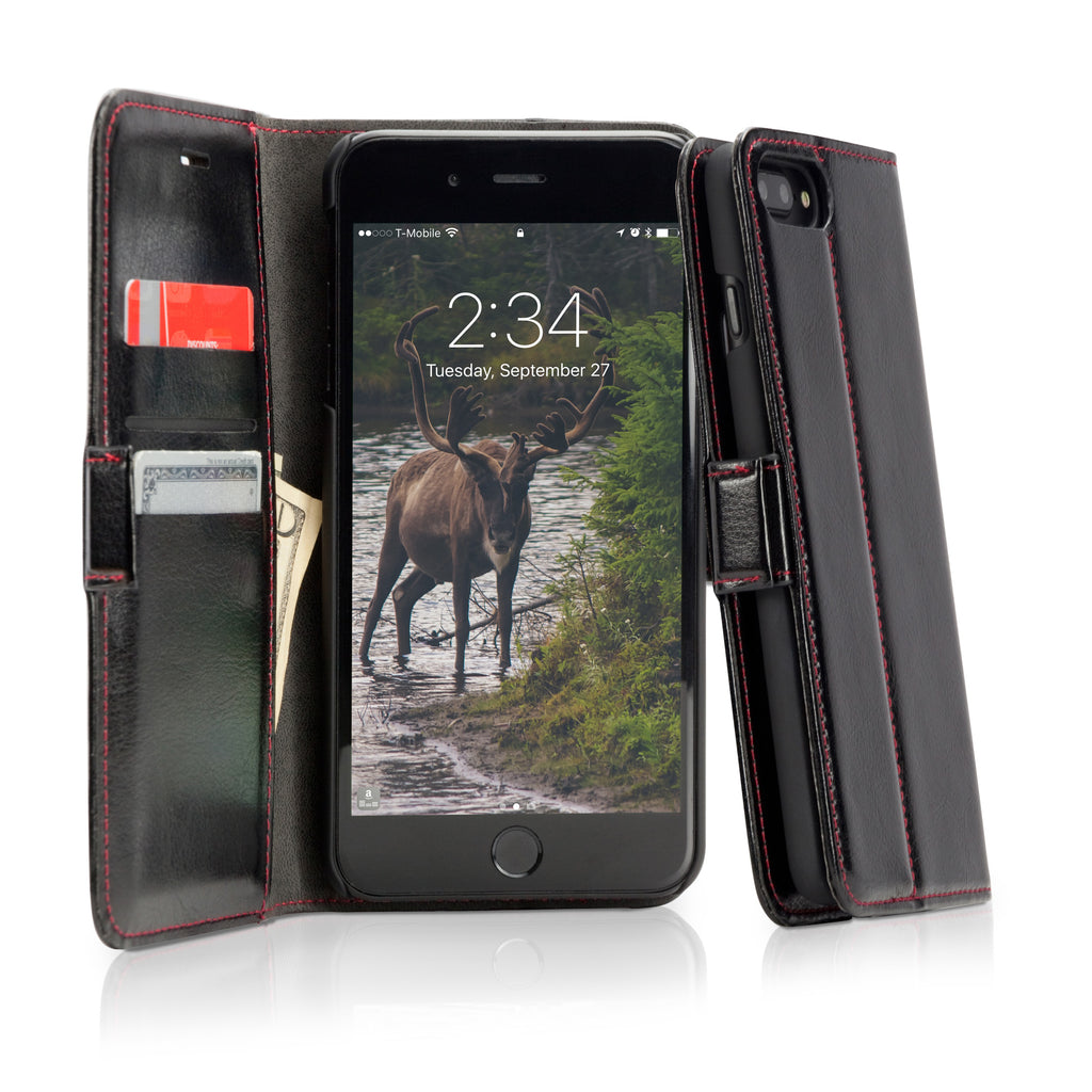 Designio Leather Wallet Case - Apple iPhone 7 Plus Case