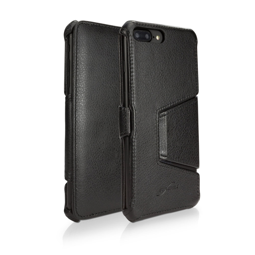 Leather Book Jacket - Apple iPhone 8 Plus Case