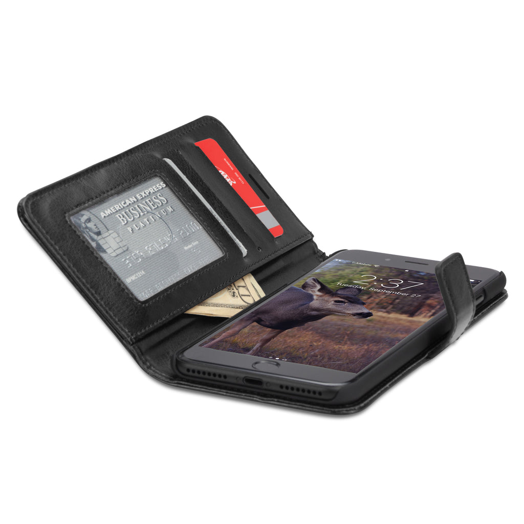 Leather Wallet Case - Apple iPhone 7 Plus Case