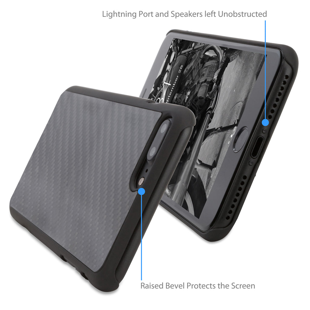True Carbon Fiber Minimus Case - Apple iPhone 8 Plus Case