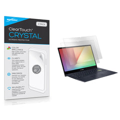 ClearTouch Crystal (2-Pack) - ASUS VivoBook Flip 14 TM420IA Screen Protector