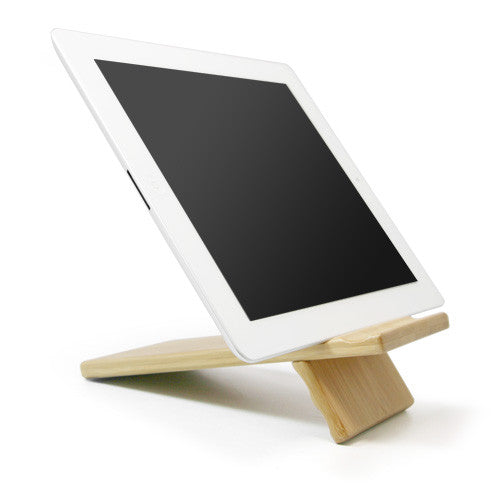 Bamboo Panel Stand - Large - Blackberry PlayBook WiMax Stand and Mount