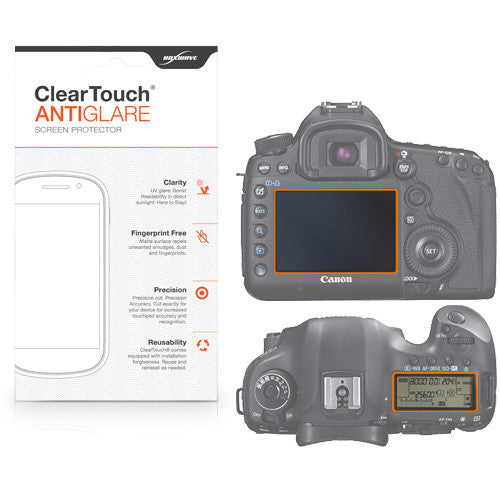 ClearTouch Anti-Glare (2-Pack) - Canon EOS 5D Mark III Screen Protector