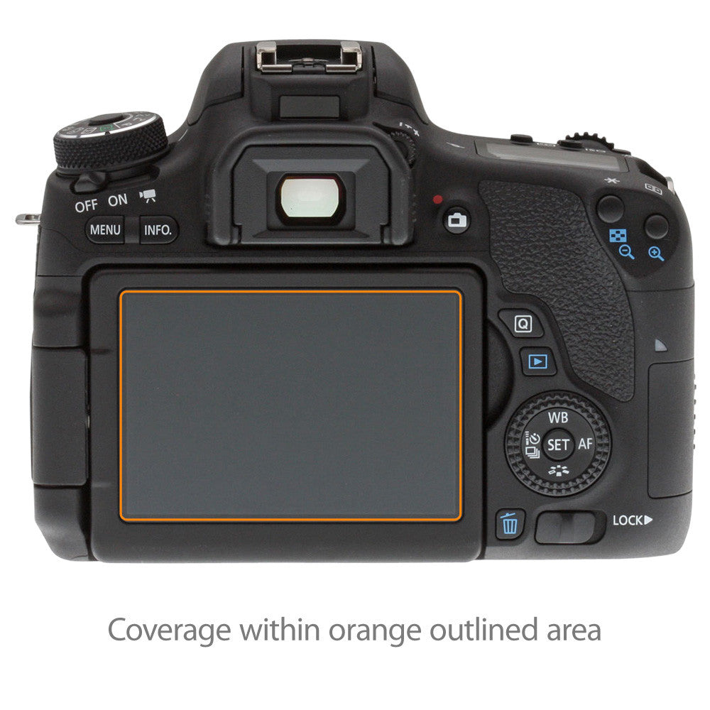 ClearTouch Crystal (2-Pack) - Canon EOS Rebel T6s Screen Protector