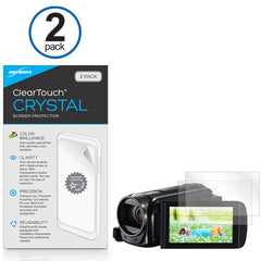 ClearTouch Crystal (2-Pack) - Canon Vixia HF R500 Screen Protector
