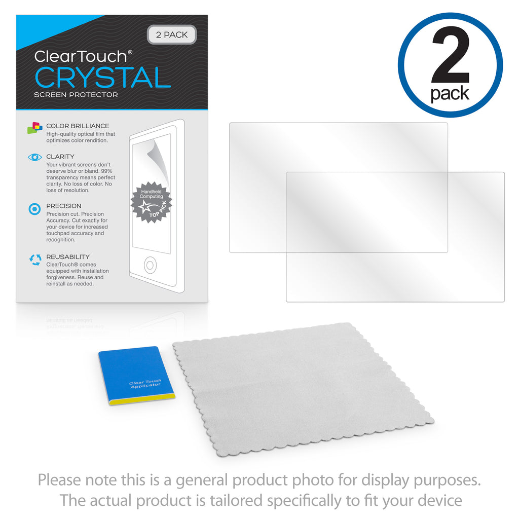 ClearTouch Crystal (2-Pack) - Garmin Nuvi 2589 Screen Protector