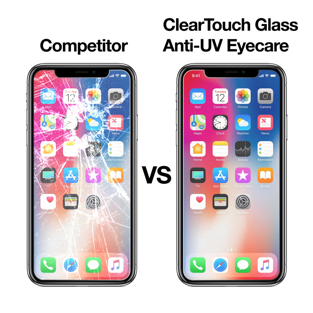 ClearTouch Glass Anti-UV EyeCare - Apple iPhone X Screen Protector