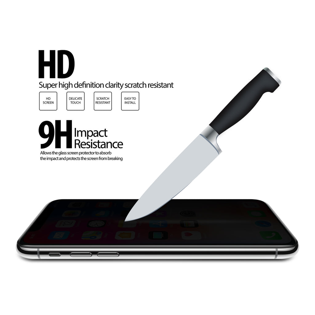 ClearTouch Glass Ultra Privacy - Apple iPhone X Screen Protector