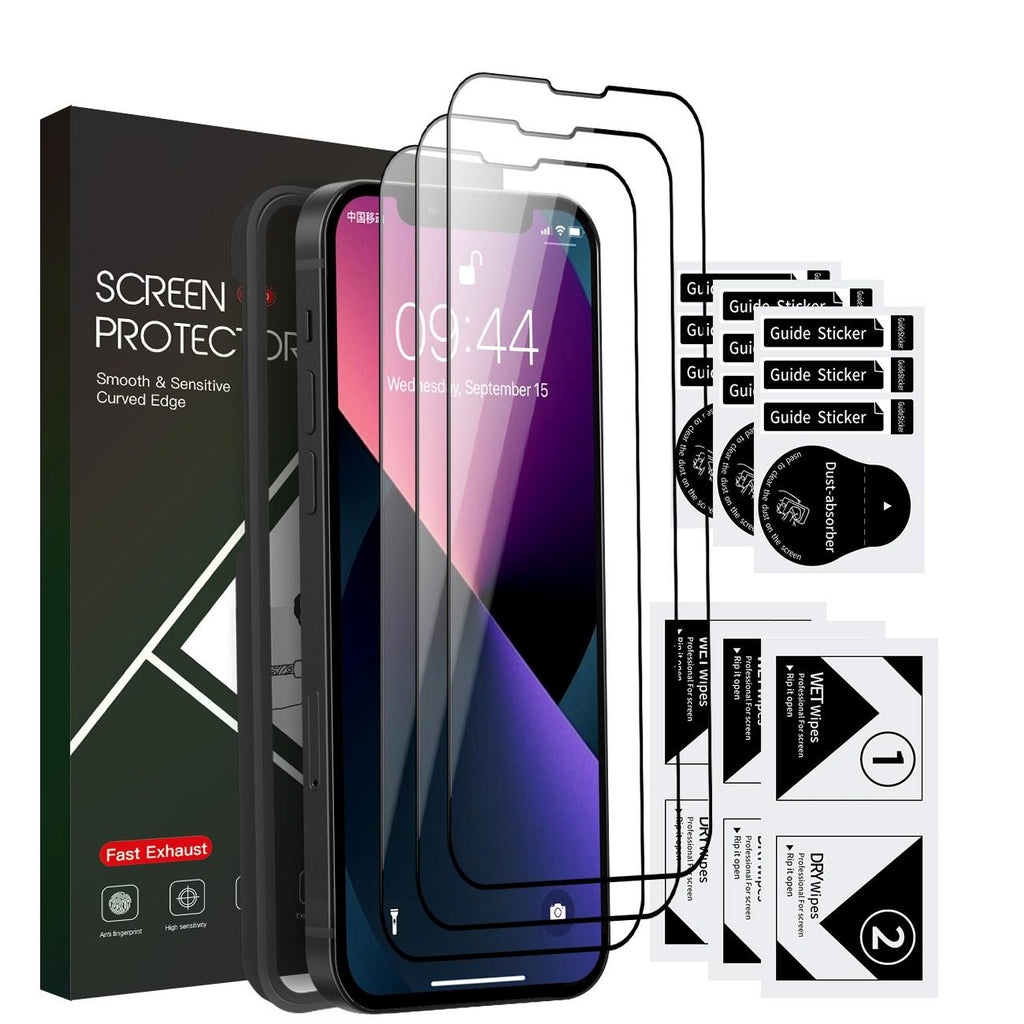 ClearTouch Glass Ultra (3-Pack) - Apple iPhone 13 Screen Protector