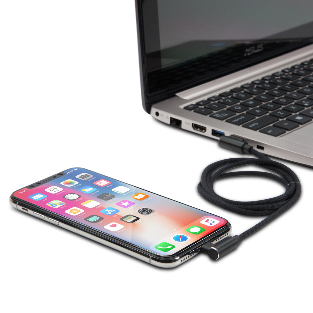 DirectSync Cable with Right Angle Connectors - Apple iPhone X Cable