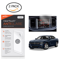 ClearTouch Anti-Glare (2-Pack) - Dodge 2017 Charger (8.4 in) Screen Protector