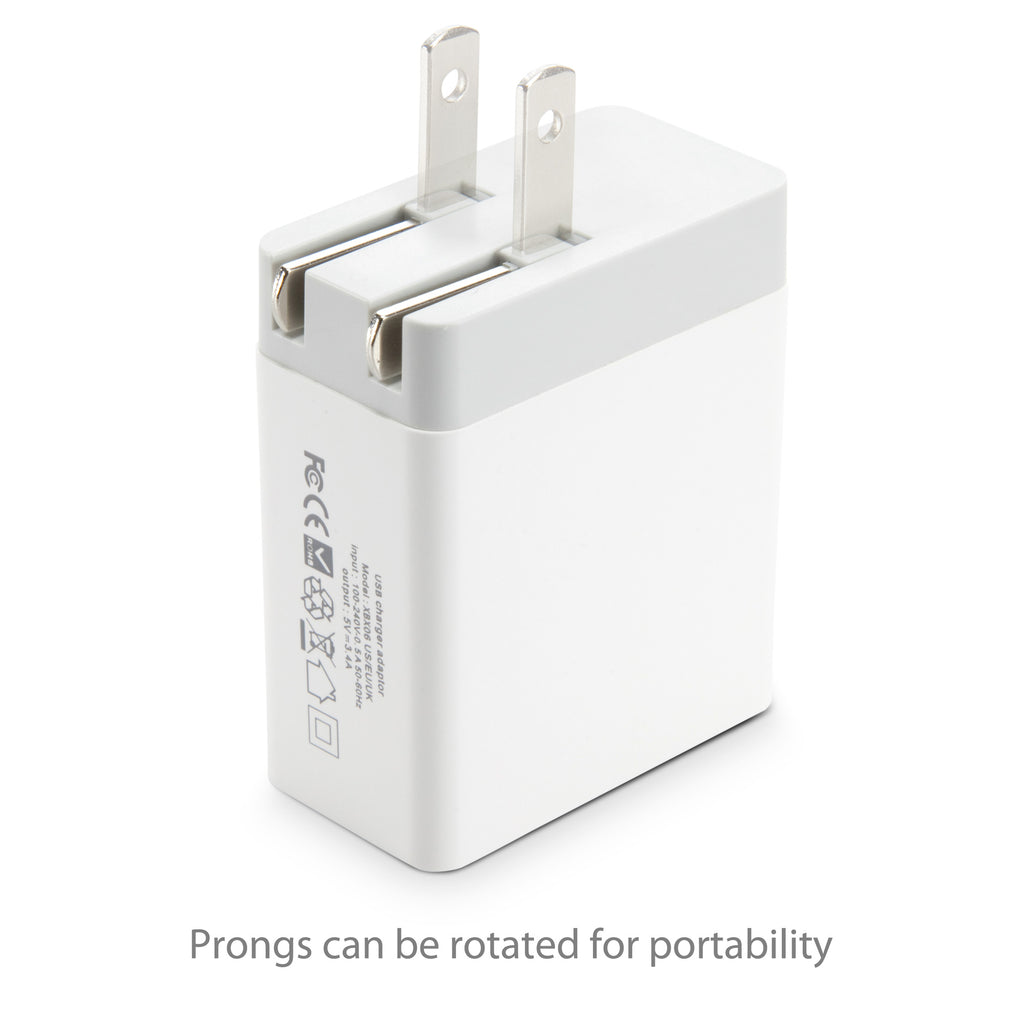 Dual High Current Wall Charger - Apple iPhone XS Charger