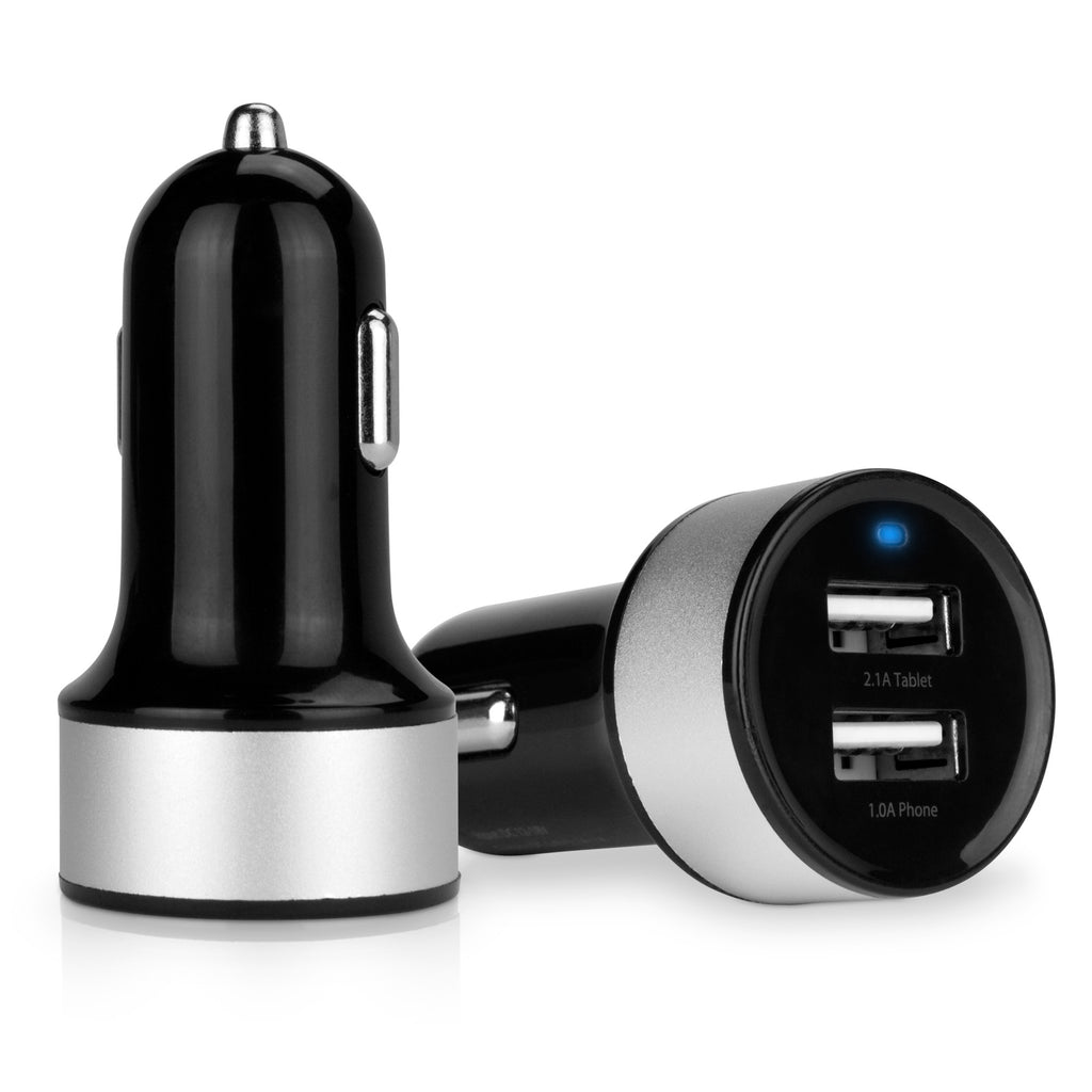 Dual-Port Rapid USB Car Charger - HTC One (M7 2013) Charger