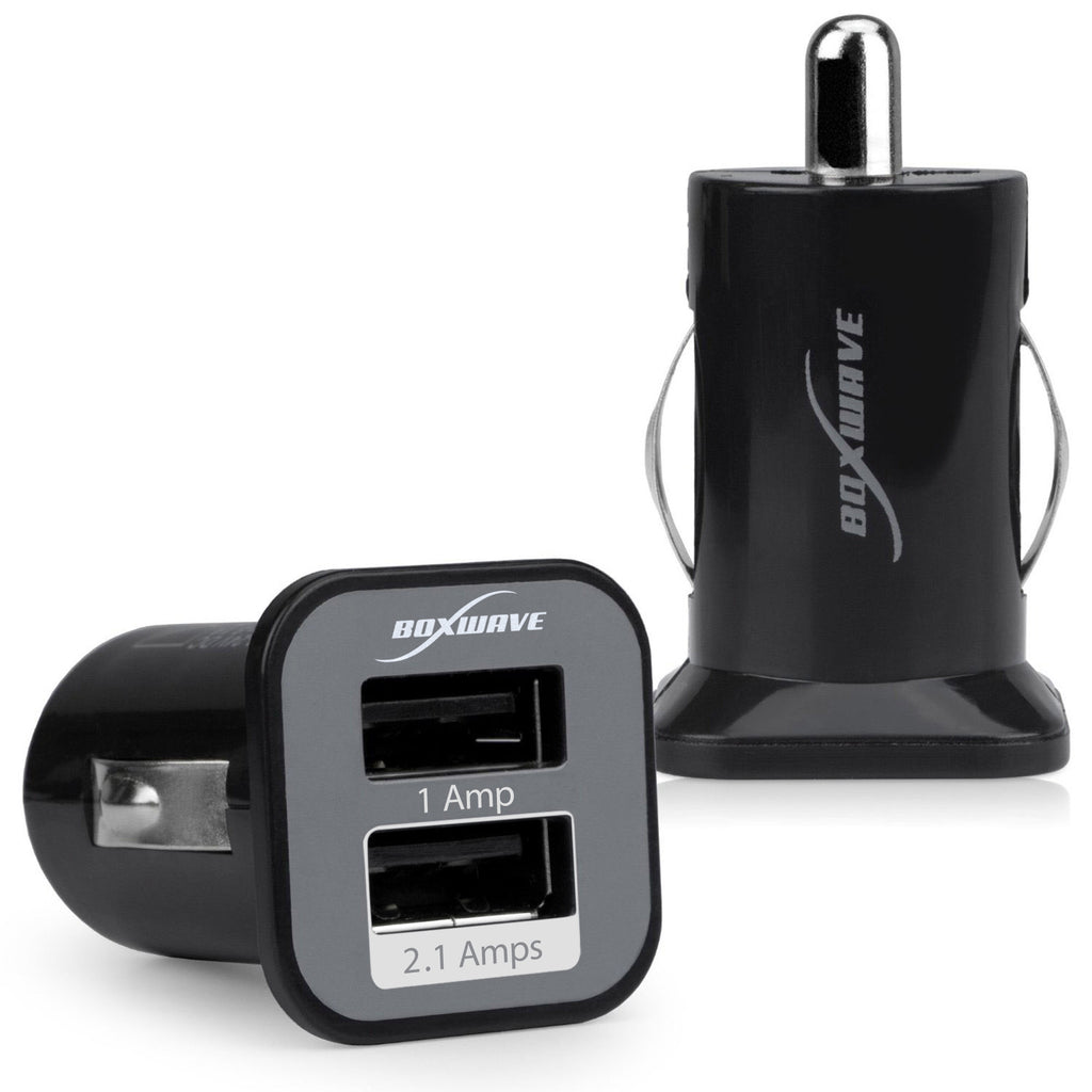 Dual Micro High Current Car Charger - BlackBerry Torch 9800 Charger
