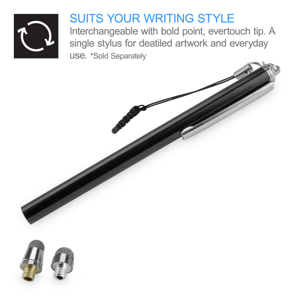 EverTouch Slimline Capacitive Stylus with Replaceable Tip - Google Pixel 6 Pro Stylus Pen