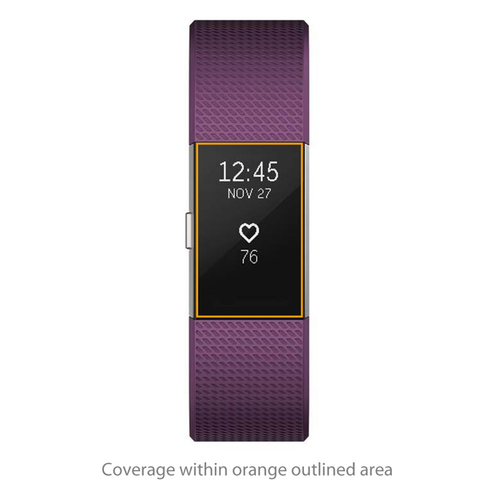 ClearSteel (2-Pack) - Fitbit Charge 2 Screen Protector