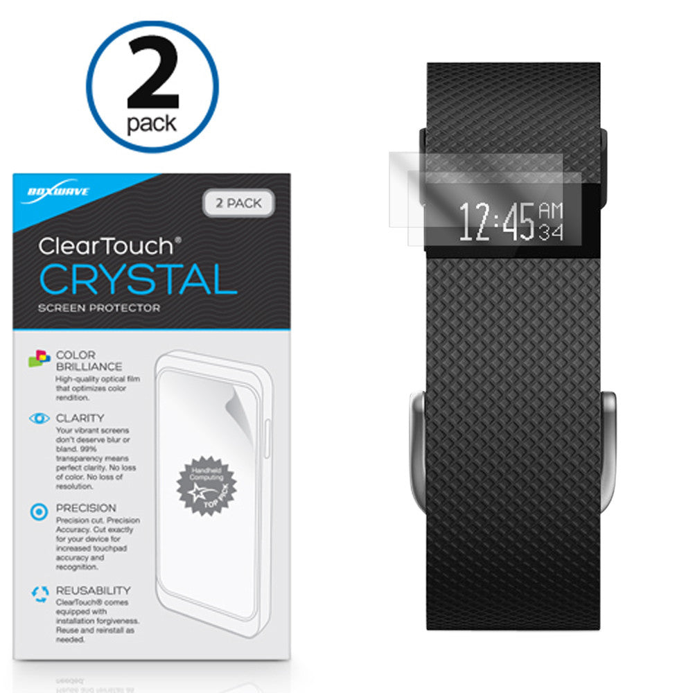 ClearTouch Crystal (2-Pack) - Fitbit Charge HR Screen Protector