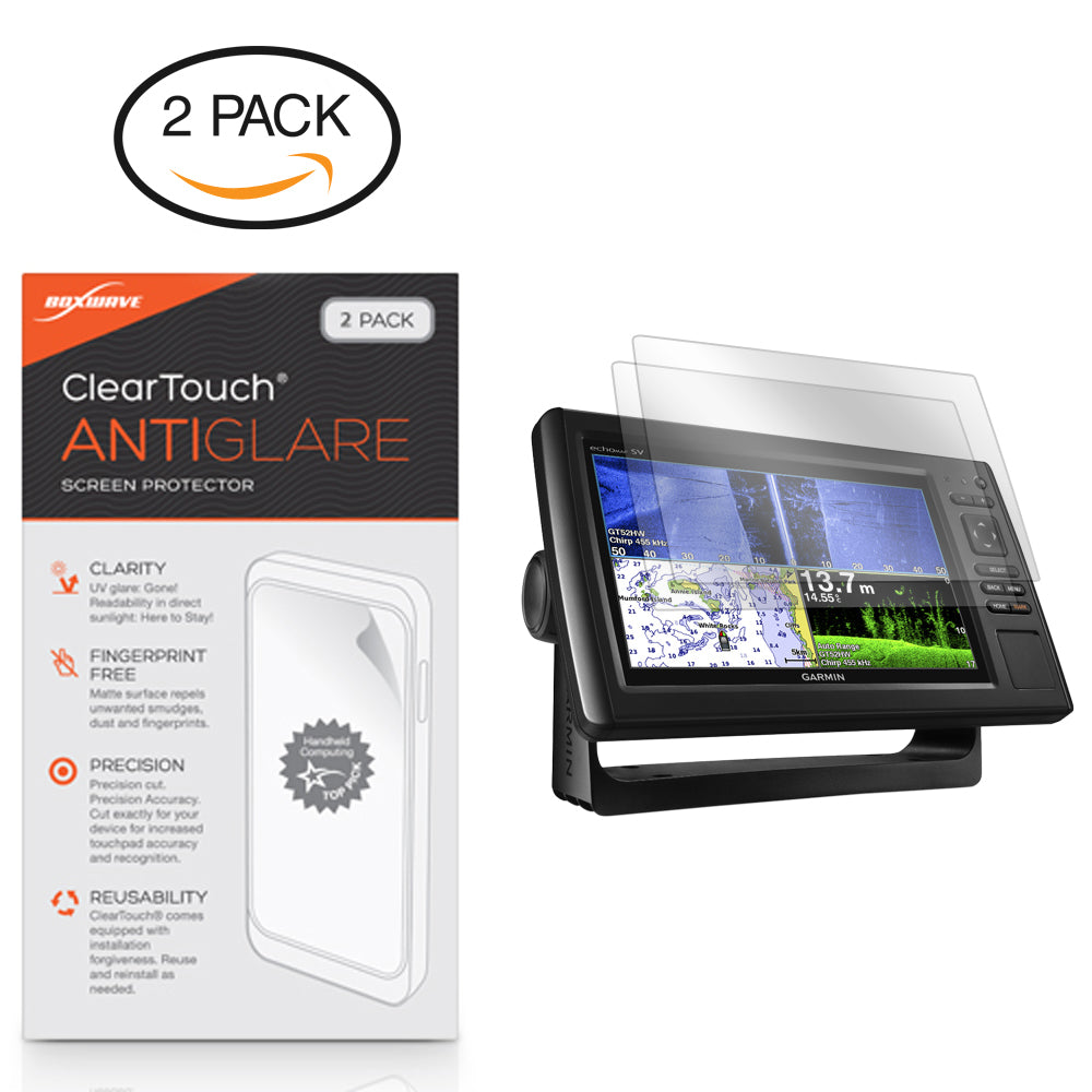 ClearTouch Anti-Glare (2-Pack) - Garmin echoMAP Plus 95sv Screen Protector