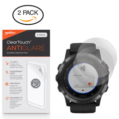 ClearTouch Anti-Glare (2-Pack) - Garmin Fenix 5X Plus Screen Protector