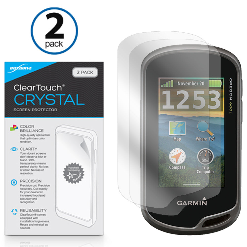 ClearTouch Crystal (2-Pack) - Garmin Oregon 600t Screen Protector
