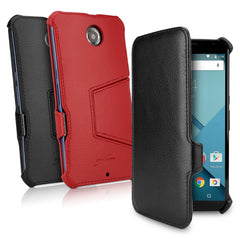 Leather Book Jacket - Google Nexus 6 Case