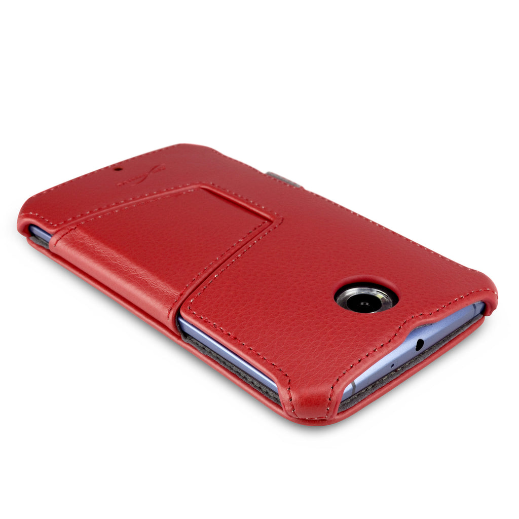 Leather Book Jacket - Google Nexus 6 Case