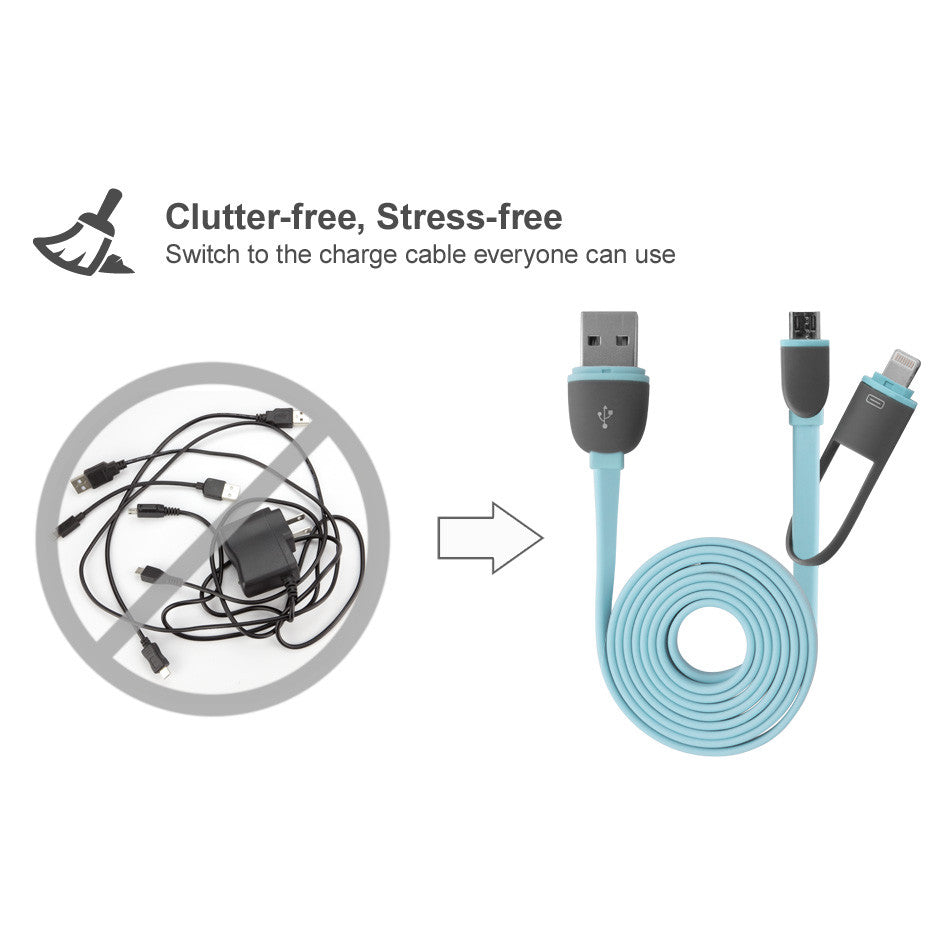 iDroid 2-in-1 Cable - Acer ICONIA TAB A200 Cable