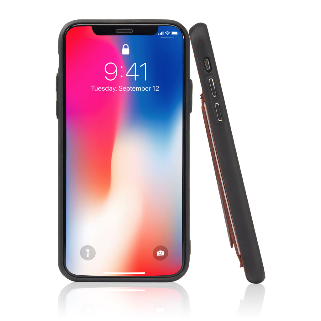 Leather Wallet Case with Snapstand - Apple iPhone XS Case