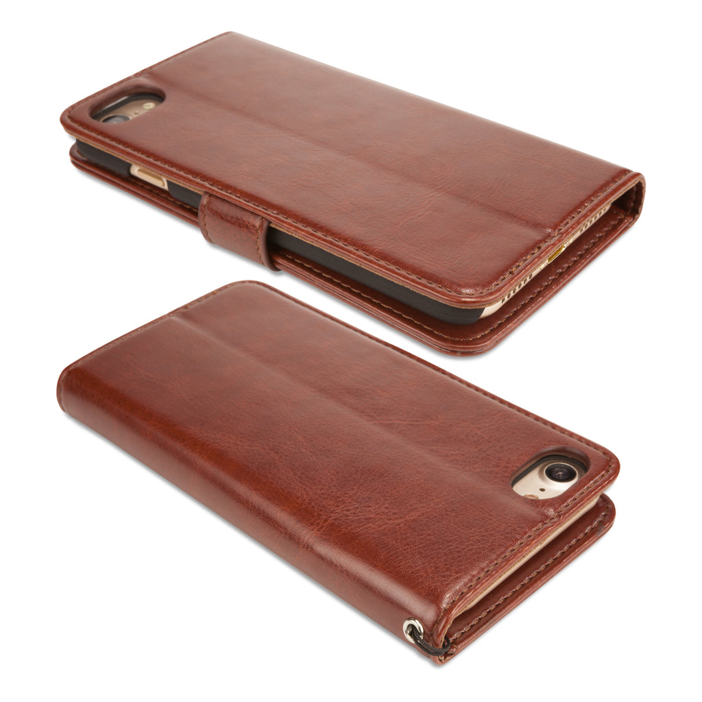 Leather Wallet Case - Apple iPhone 7 Case
