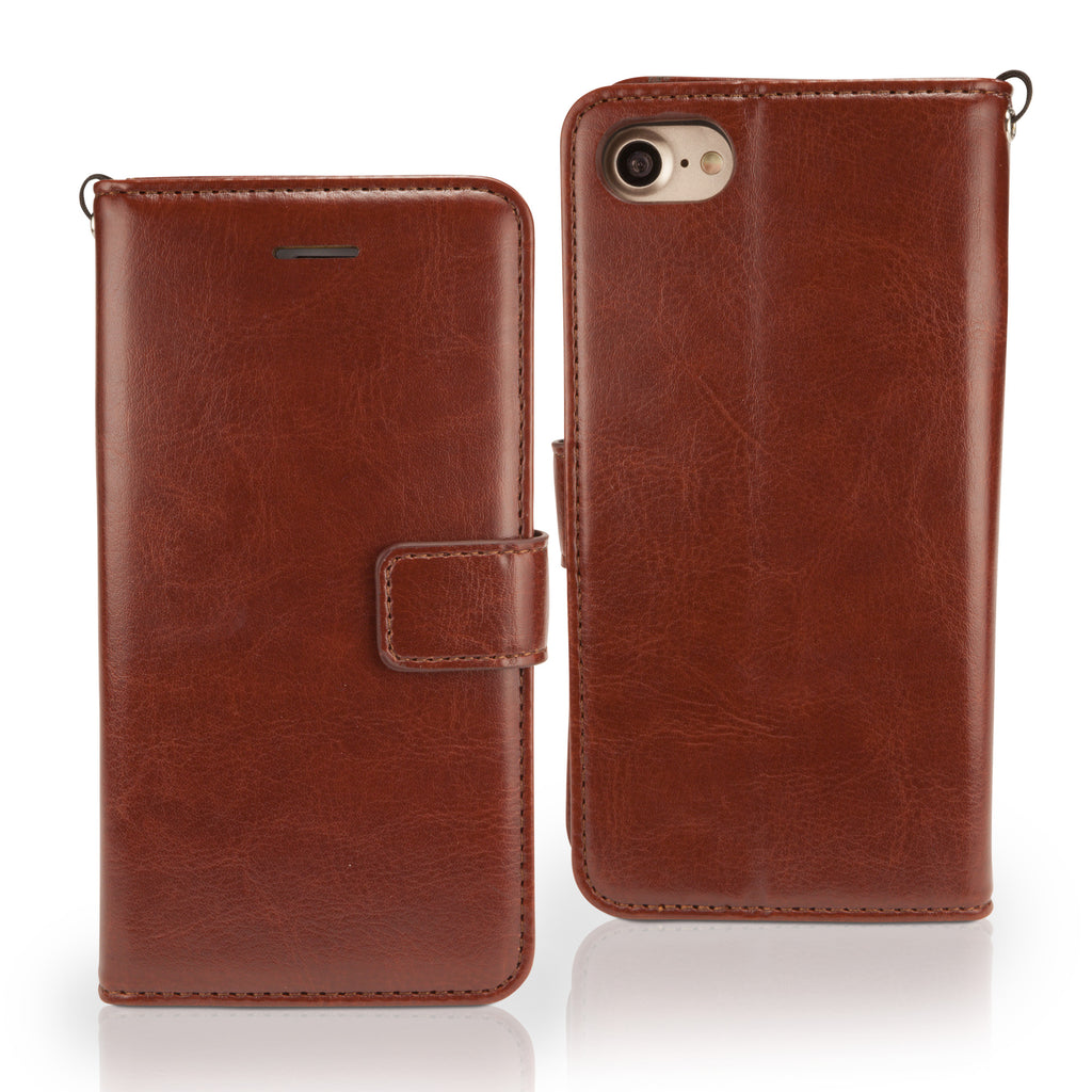 Leather Wallet Case - Apple iPhone 7 Case