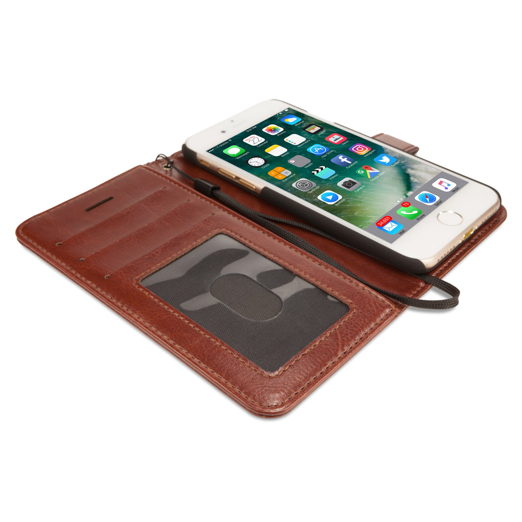 Leather Wallet Case - Apple iPhone 7 Case