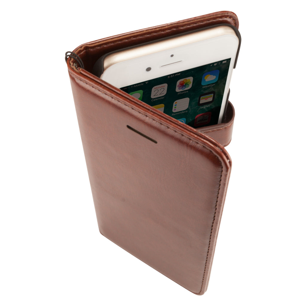 Leather Wallet Case - Apple iPhone 7 Case